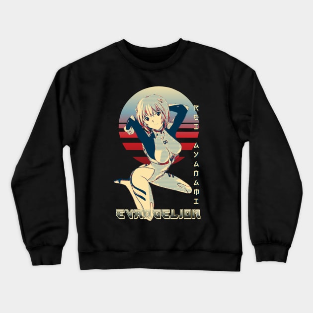 Rei Ayanami Crewneck Sweatshirt by Retrostyle